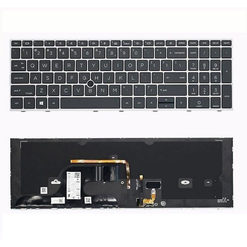 Tastatura za laptop HP ZBook Fury 17 G7 G8 mali enter sa osvetljenjem