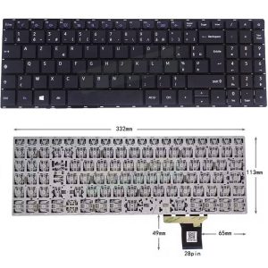 Tastatura za laptop Toshiba Dynabook Satellite Pro C50-H serija veliki Enter