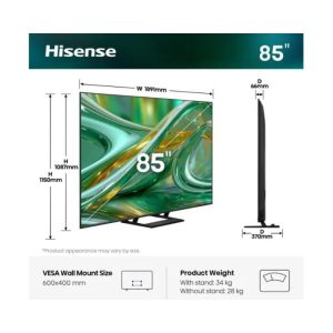 Televizor Hisense 85 inča 85E8S ULED Mini LED 4K UHD Smart TV