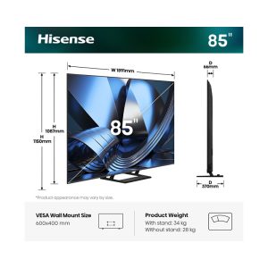 Televizor Hisense 85 inča 85U7SE ULED Mini-LED 4K UHD Smart TV