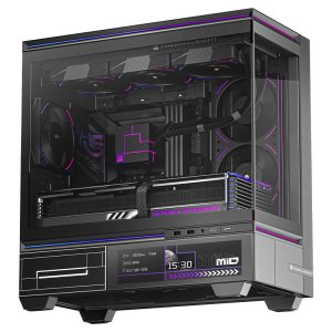 ThermalRight kuciste TL-M10 Vision Black FAN4-C + ekran + kuleri