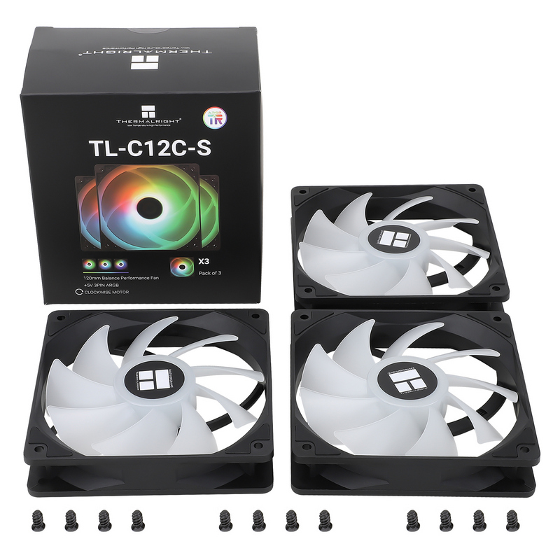 ThermalRight TL-C12C-S Black ARGB X3kom – slika 3