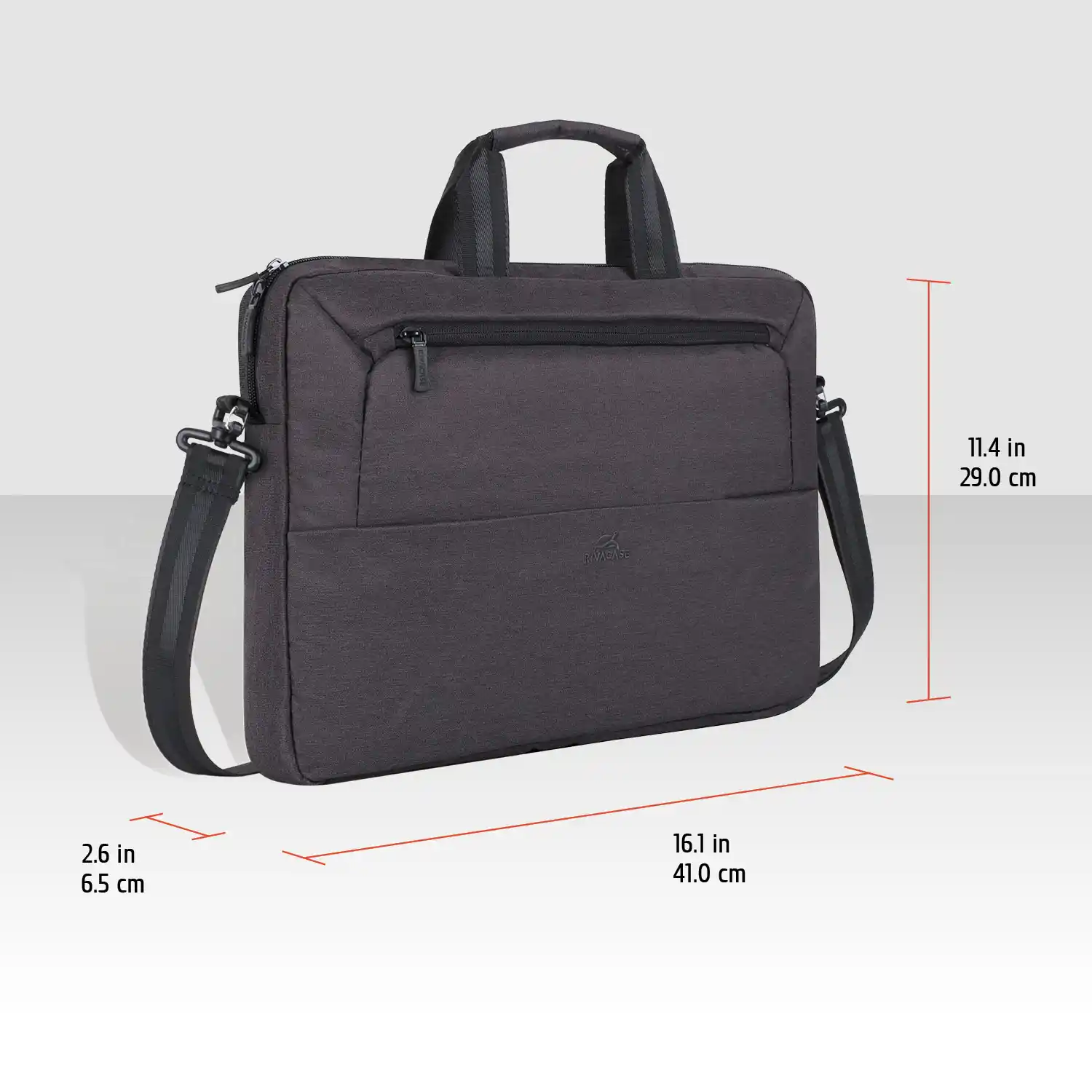 Torba za laptop 15.6" Rivacase Suzuka 7730 crna – slika 3