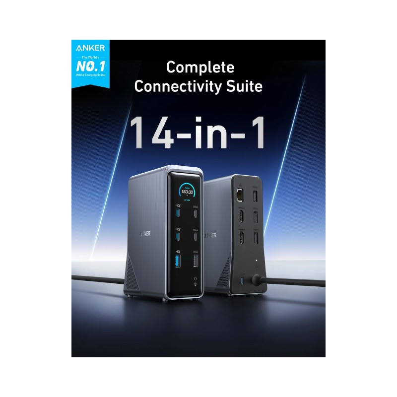 USB-C docking stanica Anker Prime 14u1, 160W – slika 4