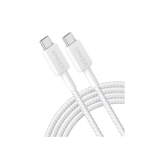 USB-C kabl Anker 322 USB-C na M/M 1.8m, 60W, pleteni, beli