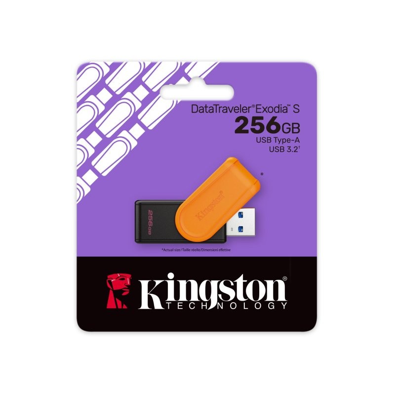 USB flash memorija Kingston 256GB DataTraveler Exodia S USB 3.2 Gen1 DTXS/256GB – slika 2