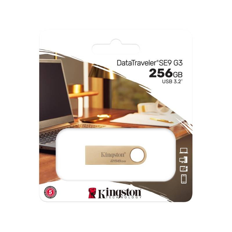 USB flash memorija Kingston 256GB DataTraveler SE9 G3 USB 3.0 DTSE9G3/256GB champagne – slika 3