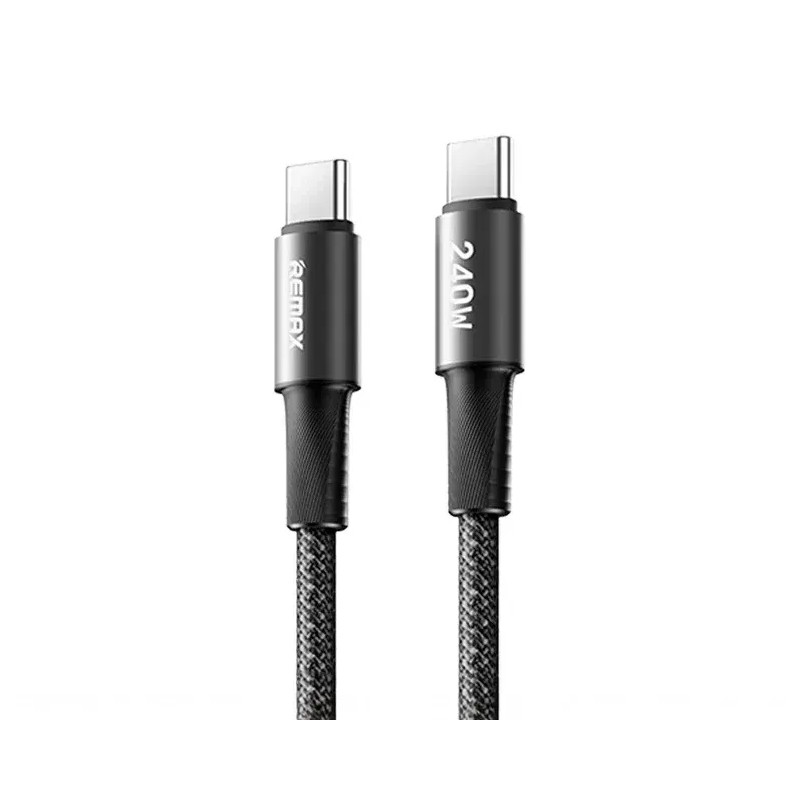 USB kabl Remax Velocity USB-C na USB-C CB25 240W, 1,2m crni