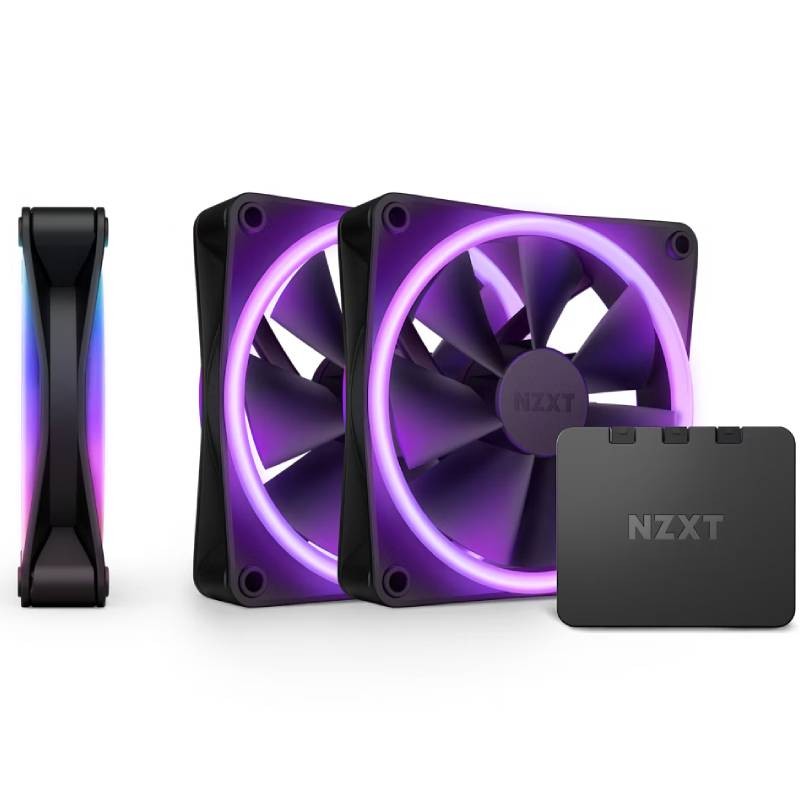 Ventilator NZXT F120 RGB Duo Triple Pack 120mm crni (RF-D12TF-B1) – slika 4