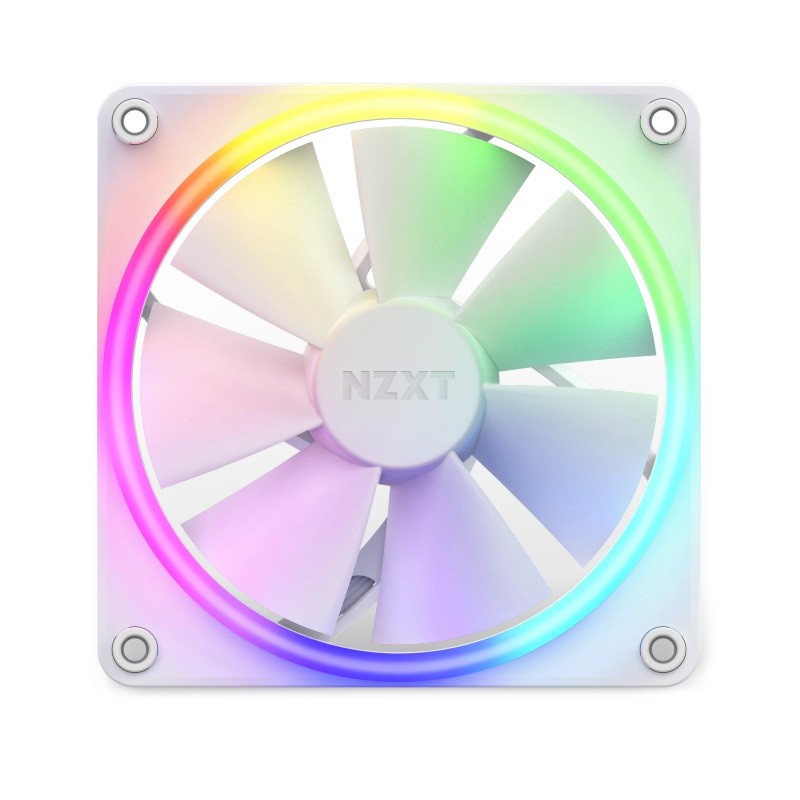 Ventilator NZXT F120RGB 120mm beli (RF-R12SF-W1) – slika 2