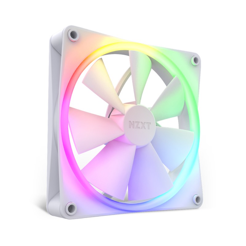 Ventilator NZXT F140 RGB 140mm beli (RF-R14SF-W1) – slika 4