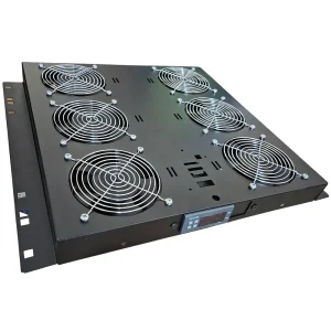 Ventilator panel sa 6 ventilatora sa digitalnim kontrolerom Mirsan MR.FAN6DT.01 Crni