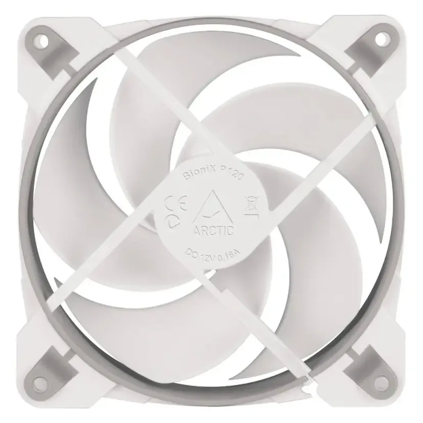 Ventilator za kućište Arctic BioniX P120 120 mm, belo-sivi (ACFAN00167A) – slika 3