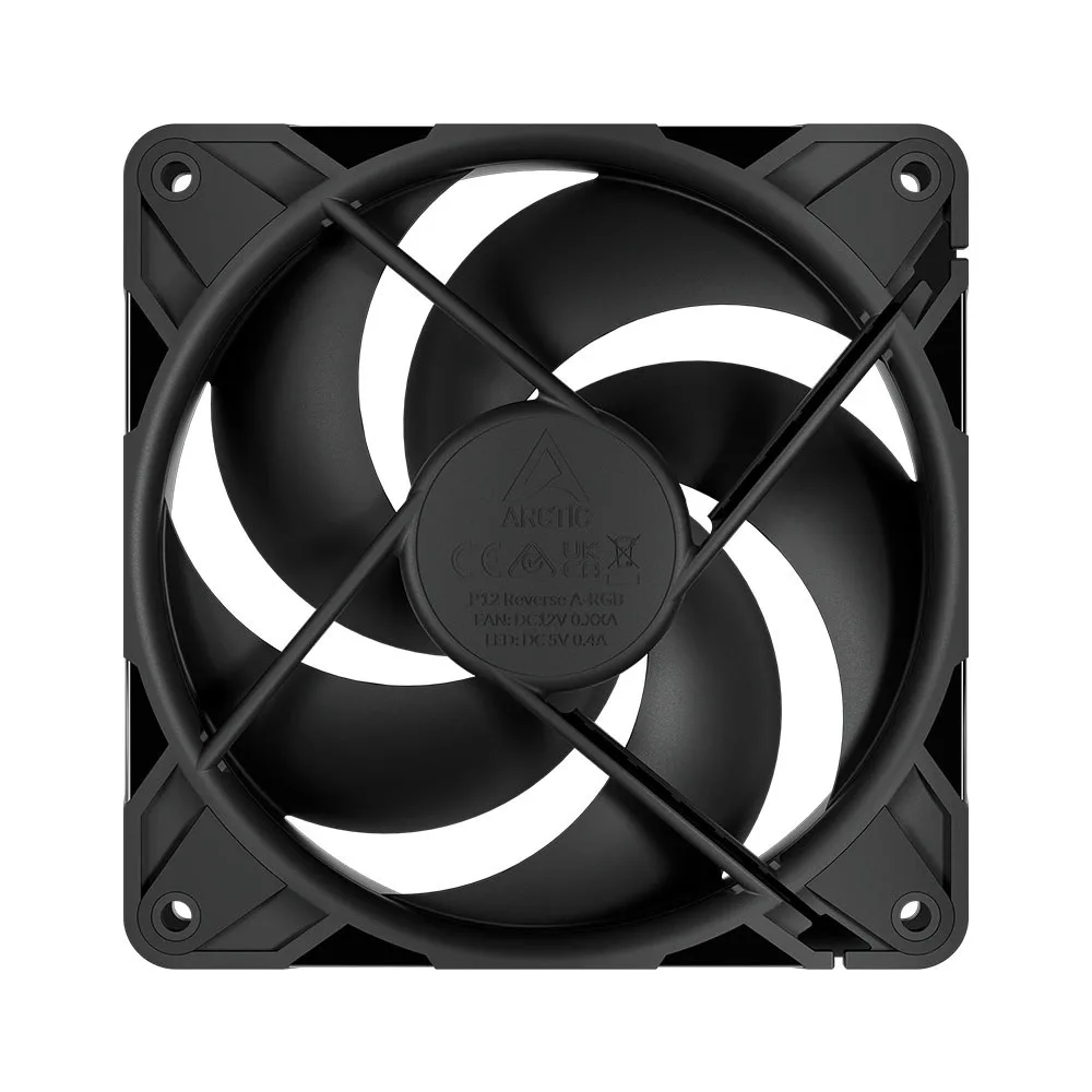 Ventilator za kućište Arctic P12 Pro Reverse 120 mm, crni (ACFAN00331A) – slika 3