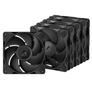 Ventilatori za kućište Arctic P14 Pro PST 140 mm, set 5 kom, crni (ACFAN00319A)