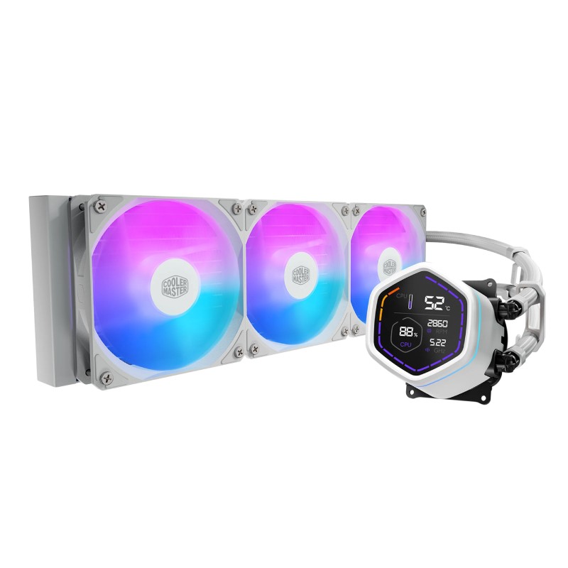 Vodeno hlađenje Cooler Master MasterLiquid Core Nex Digital 360 White ARGB belo (MLX-D36M-A18PW-RD)
