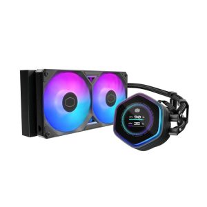 Vodeno hlađenje Cooler Master MasterLiquid ML 240 Atmos II LCD ARGB crno (MLX-D24M-A25SZ-L1)