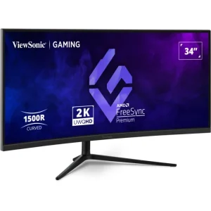 Zakrivljeni monitor 34" ViewSonic VX3418C-2K, UltraWide QHD VA, 180Hz