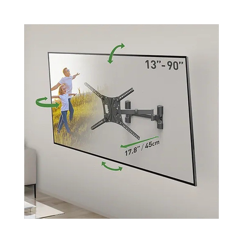 Zglobni zidni nosač za TV Barkan BM464 od 13 do 90"
