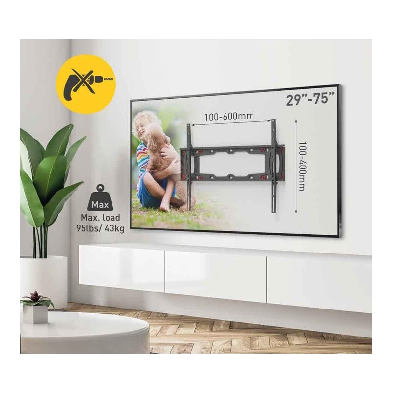 Zidni nosač za TV Barkan ND400.B za gipsane zidove od 29 do 75" – slika 2